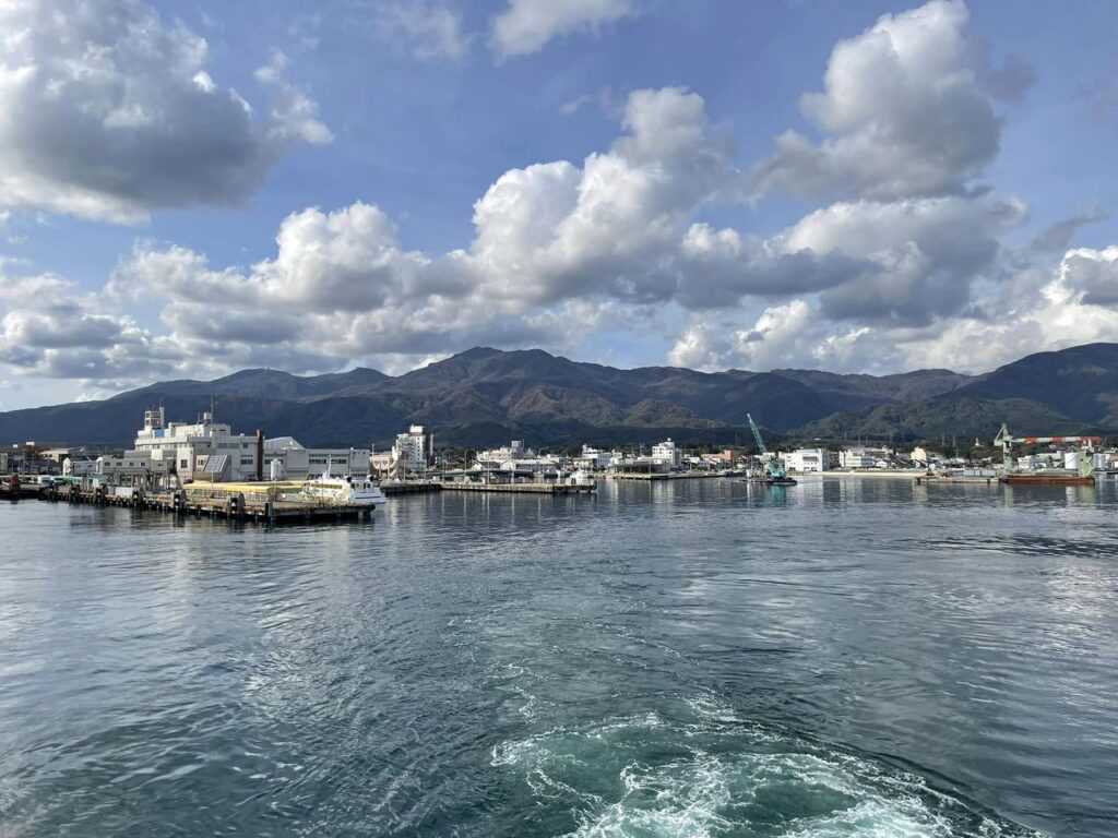 【佐渡汽船から見る景色】by営業部長