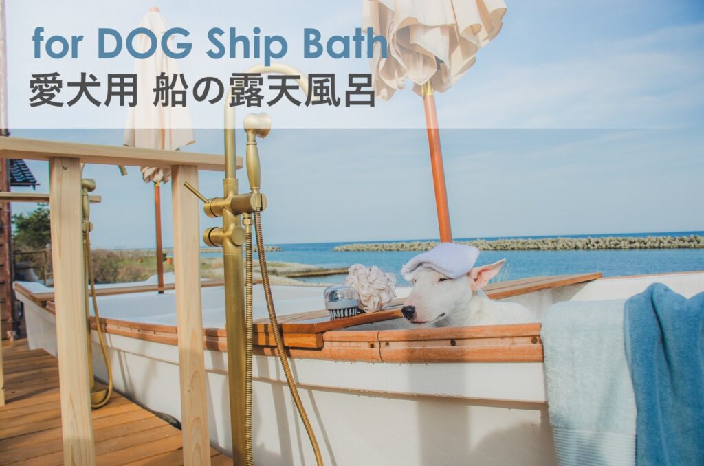 【廃船を使った露天風呂🛀】by営業部長
