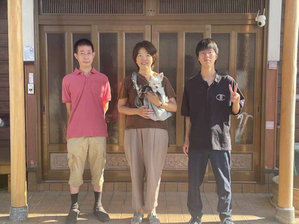 【今回のお客様はかわいいミックス犬とのご宿泊です!】by営業部長