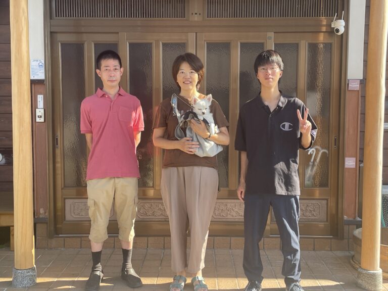 【今回のお客様はかわいいミックス犬とのご宿泊です!】by営業部長