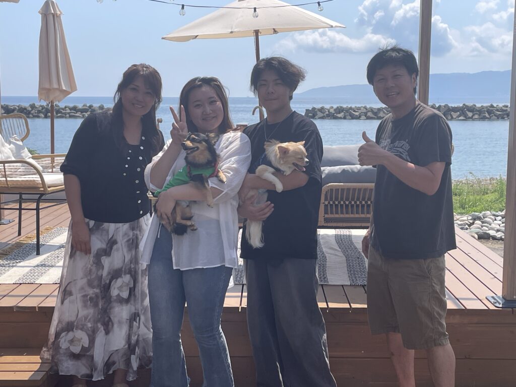 【わんちゃん2匹を連れてご宿泊です😊】by営業部長